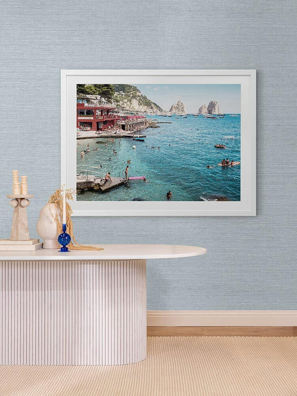 La Vita è Bella Framed Art Print | Lifestyle