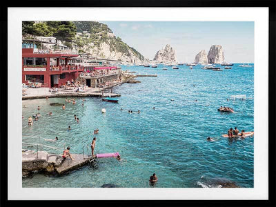 La Vita è Bella Framed Art Print