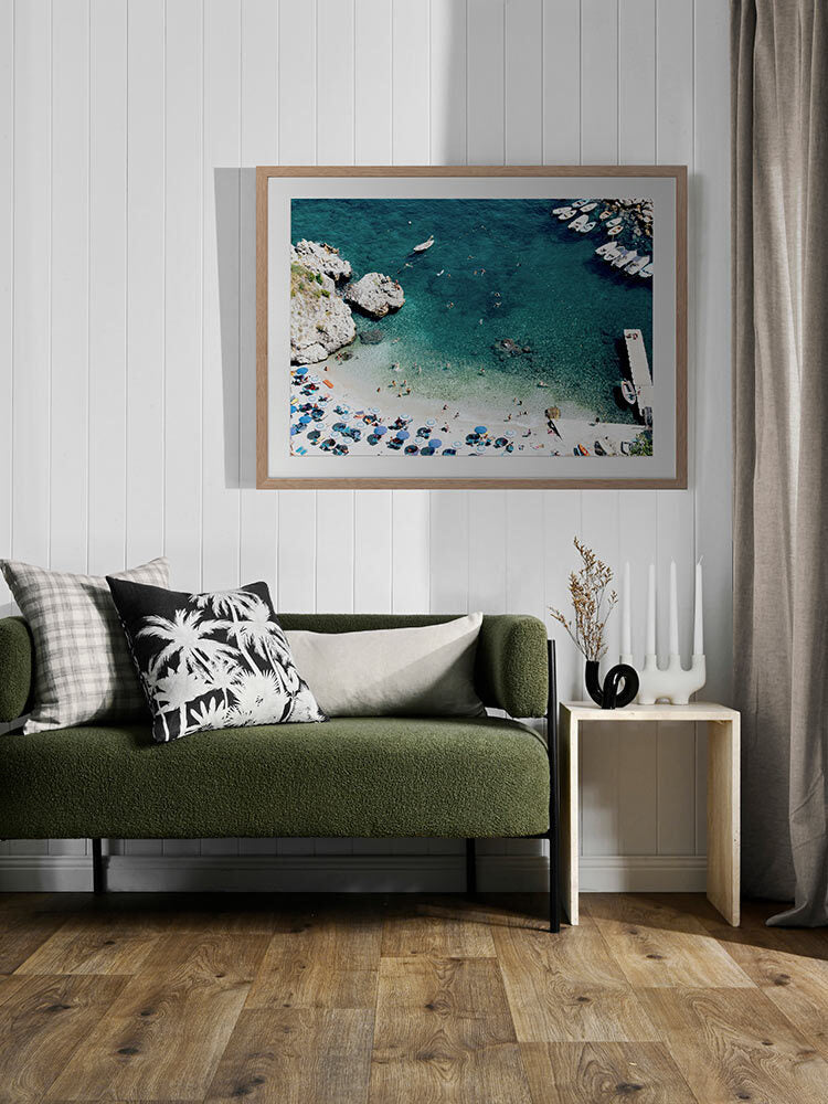 Southern Coast Framed Art Print | Lifestyle