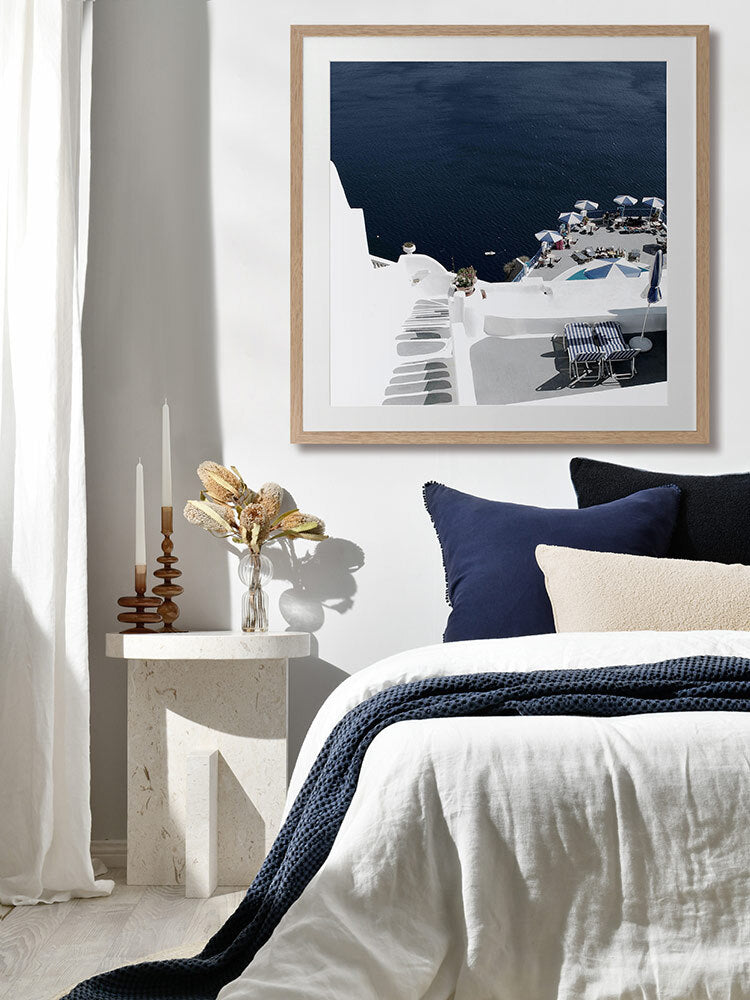 Blue Beauty Framed Art Print | Lifestyle