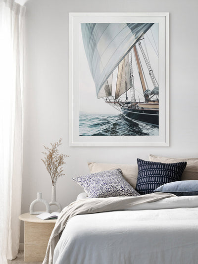 Day at Sea Framed Art Print | Lifestyle