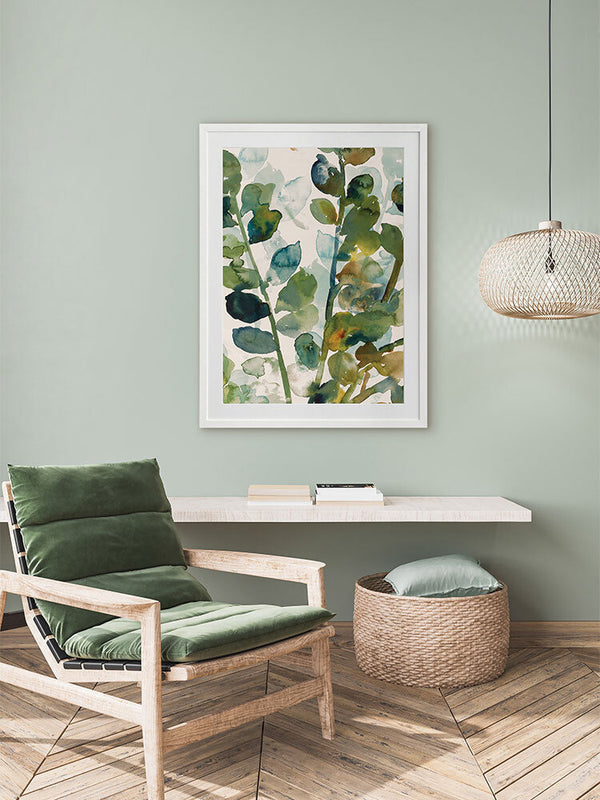 Fall Leaves II Framed Art Print | Lifestyle