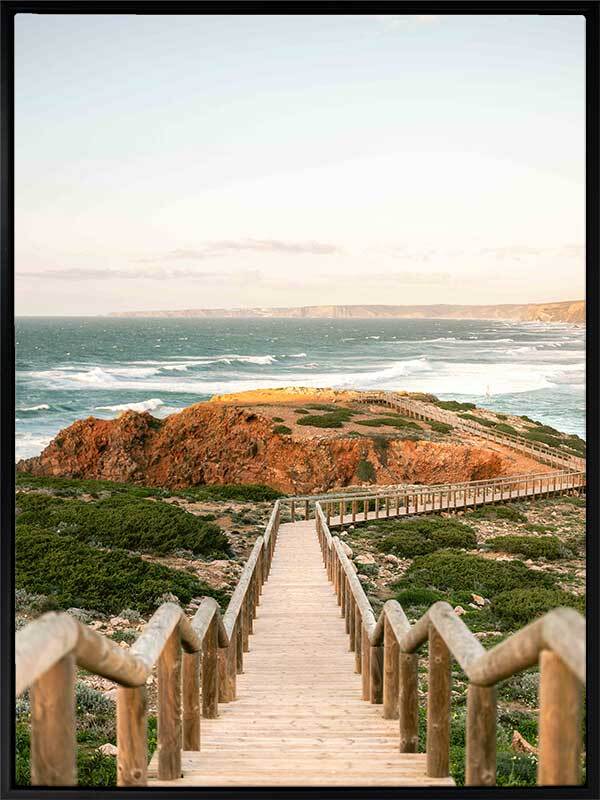 Beach Boardwalk Canvas Art Print