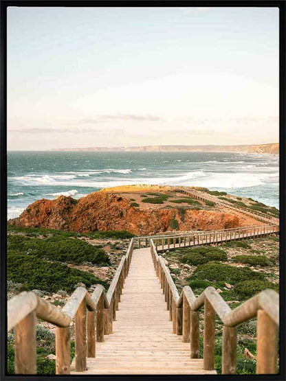 Beach Boardwalk Canvas Art Print