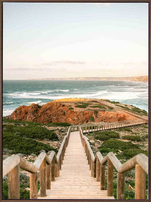 Beach Boardwalk Canvas Art Print