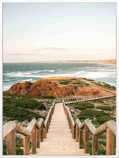 Beach Boardwalk Canvas Art Print