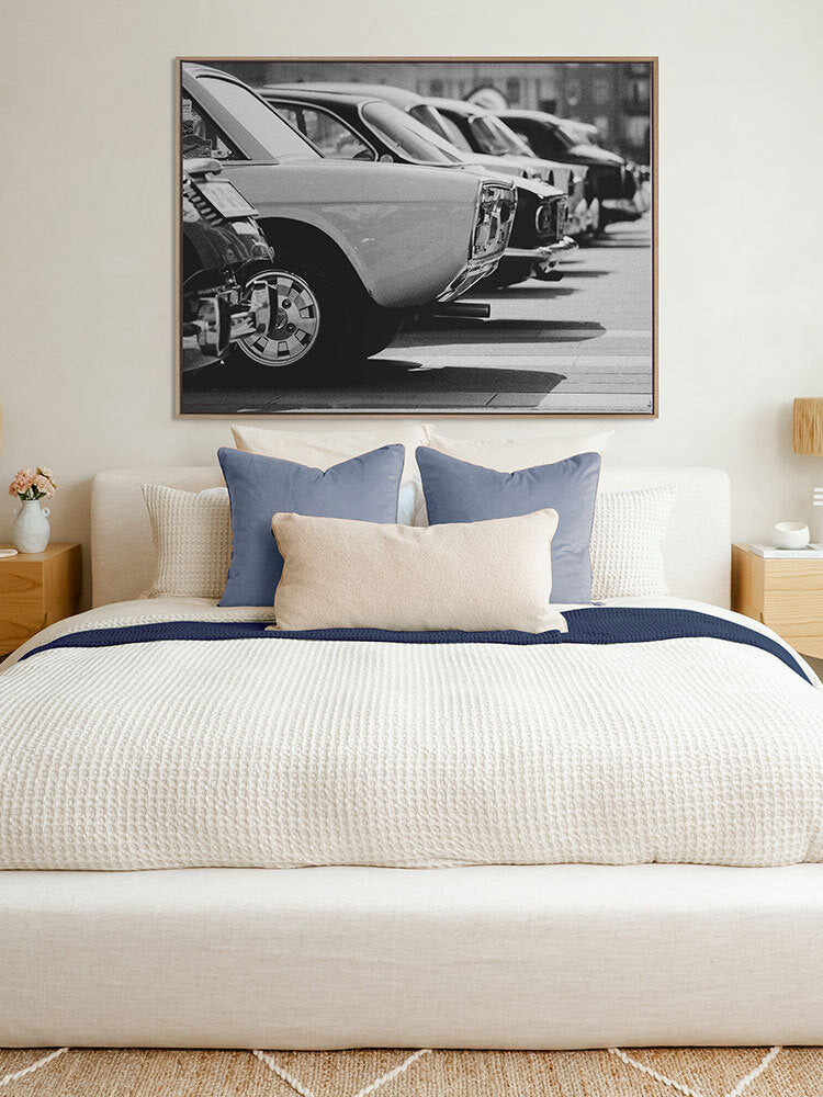 Vintage Car Show Canvas Art Print