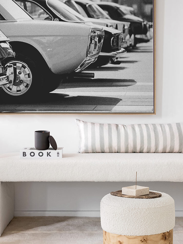 Vintage Car Show Canvas Art Print