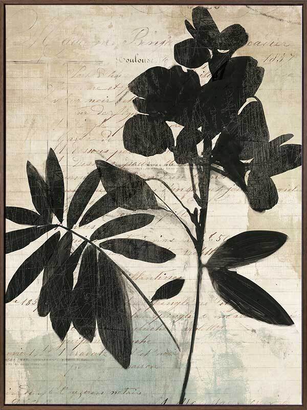 Inky Floral I Canvas Art Print