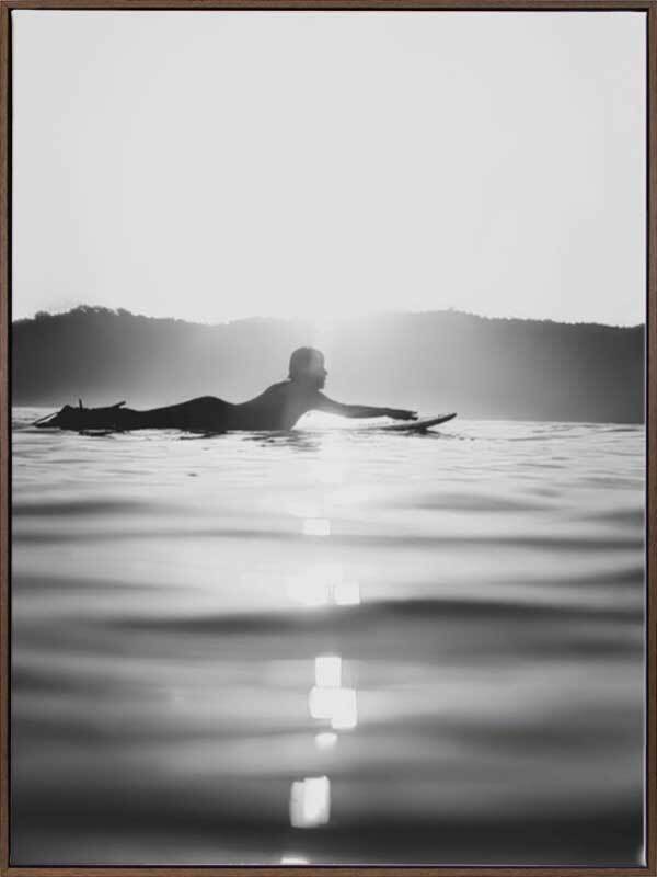 Sunrise Surfer Canvas Art Print