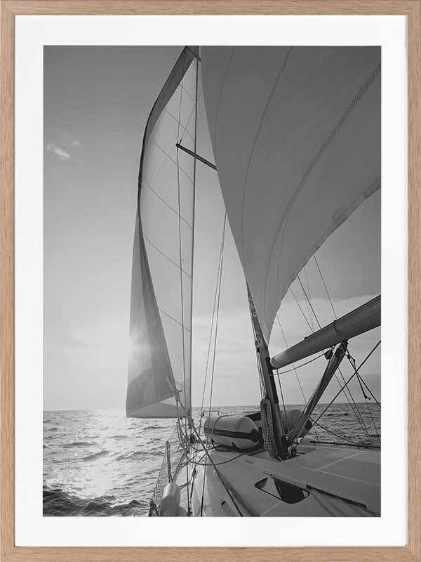 Wind and Waves Framed Art Print