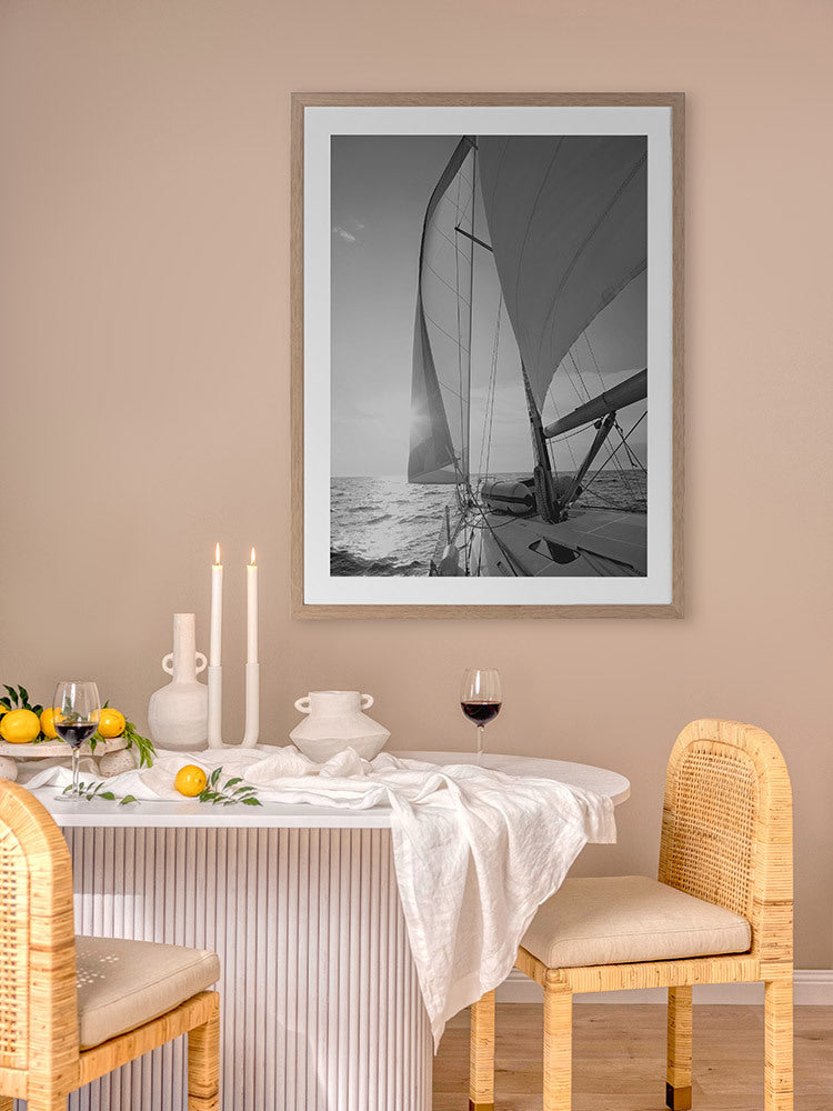 Wind and Waves Framed Art Print | Lifestyle