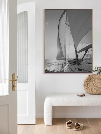 Wind and Waves Canvas Art Print | Lifestyle
