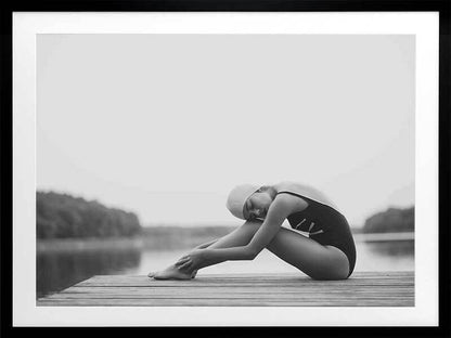 Morning Stretch Framed Art Print