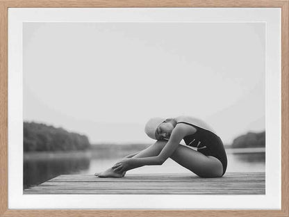 Morning Stretch Framed Art Print