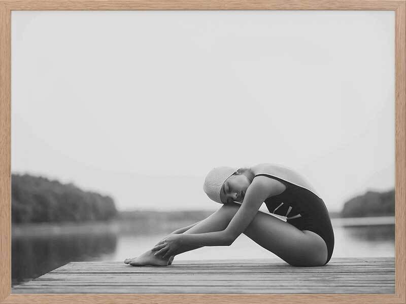 Morning Stretch Framed Art Print