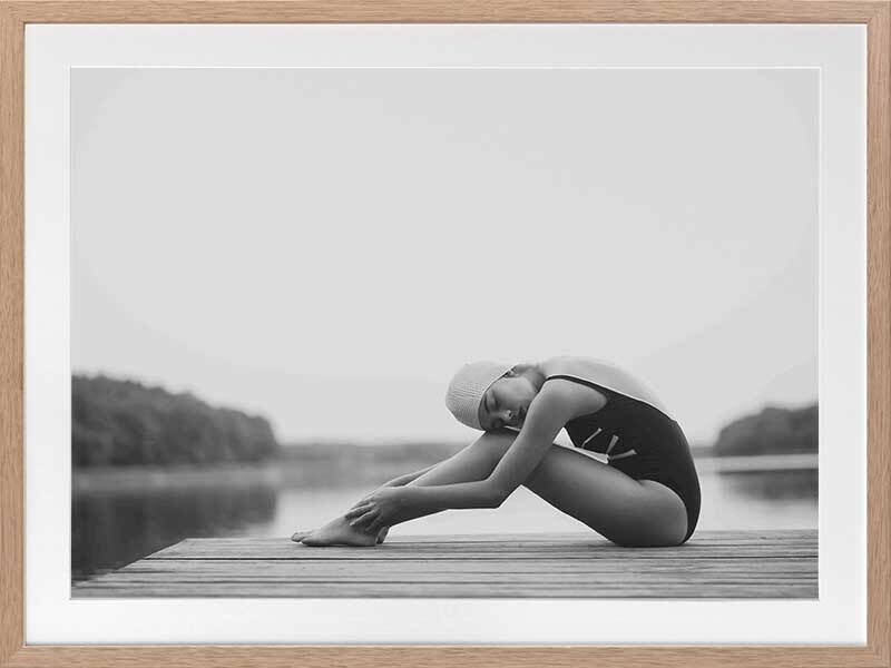 Morning Stretch Framed Art Print