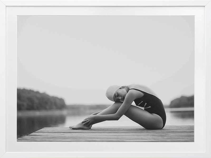 Morning Stretch Framed Art Print