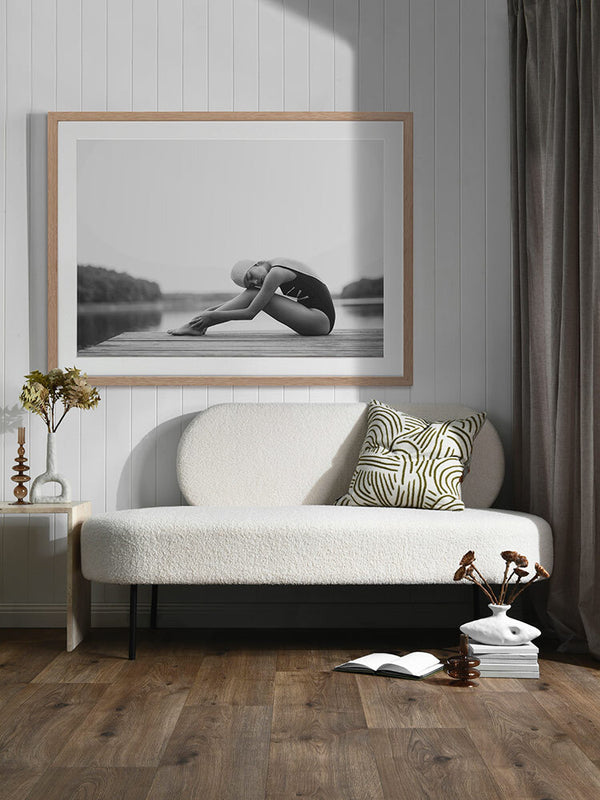 Morning Stretch Framed Art Print | Lifestyle