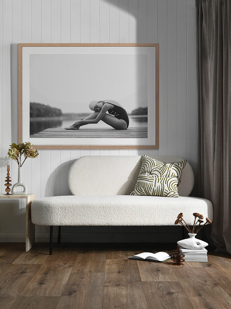 Morning Stretch Framed Art Print | Lifestyle
