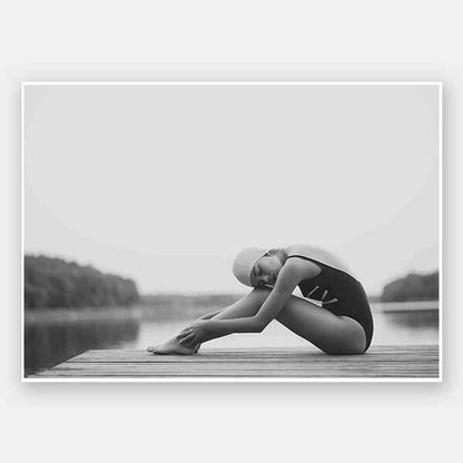 Morning Stretch Unframed Art Print