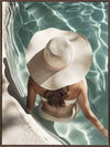 Poolside Chic Canvas Art Print
