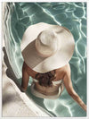 Poolside Chic Canvas Art Print