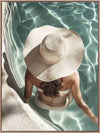 Poolside Chic Canvas Art Print