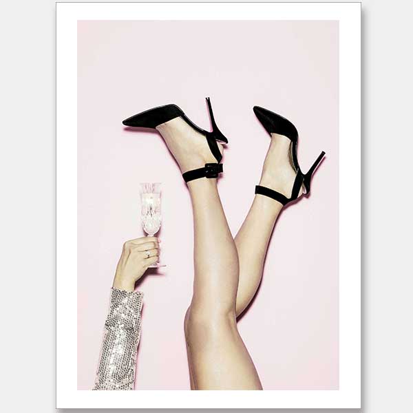 Bubbles & Sparkles Unframed Art Print