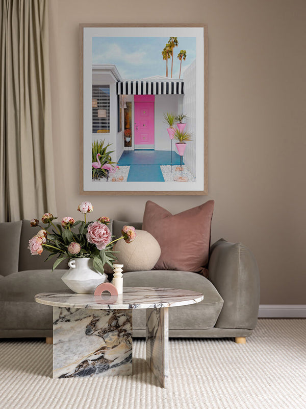 Palm Springs Pop Framed Art Print | Lifestyle
