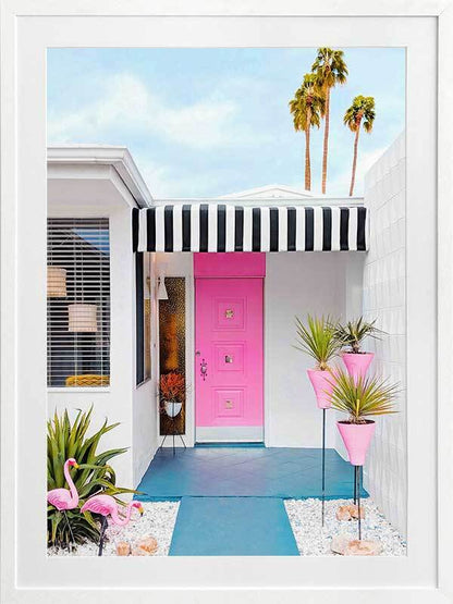 Palm Springs Pop Framed Art Print