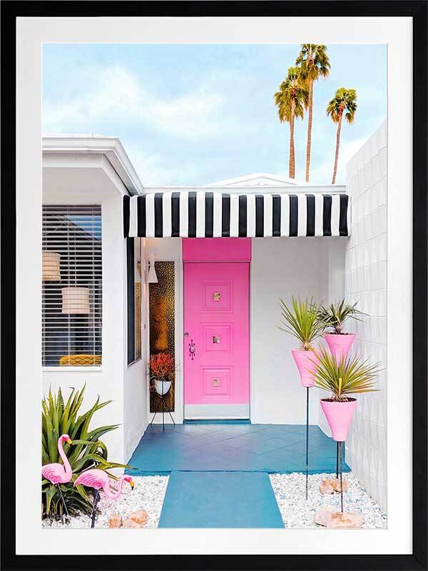 Palm Springs Pop Framed Art Print