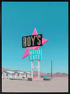 Retro Motel Roadside Canvas Art Print