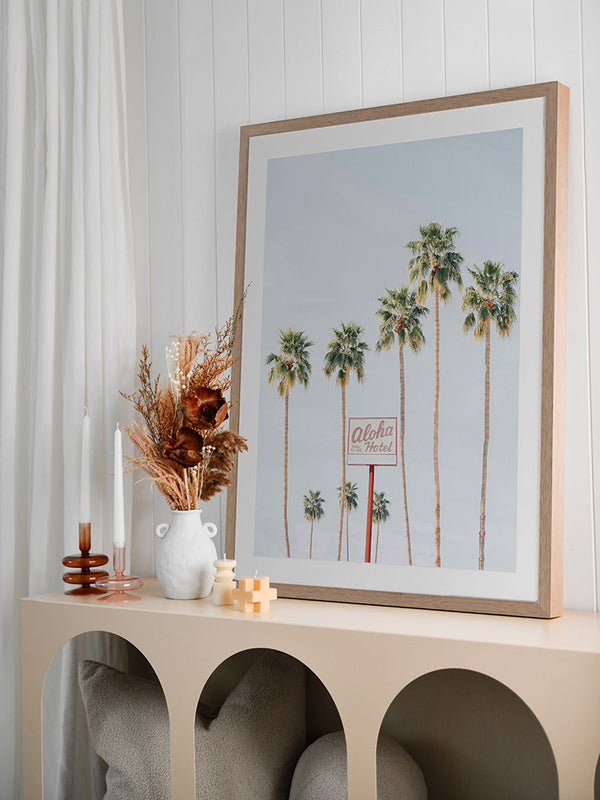 Aloha Framed Art Print | Lifestyle