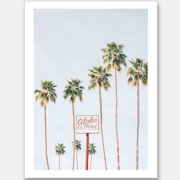 Aloha Unframed Art Print
