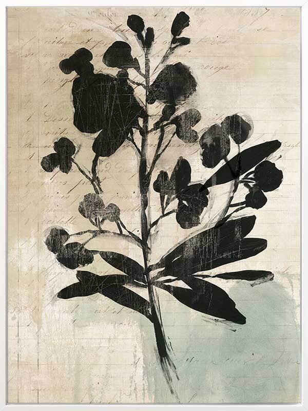 Inky Floral II Canvas Art Print