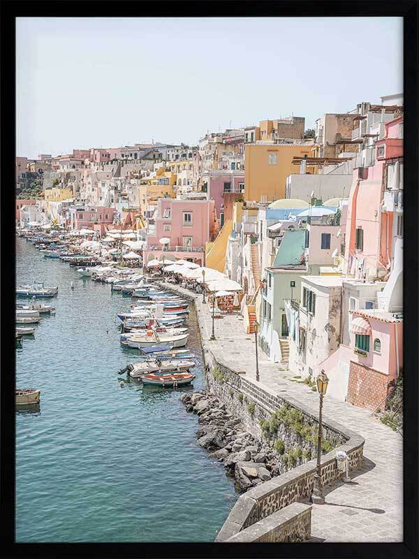 Coastal Pastels Framed Art Print