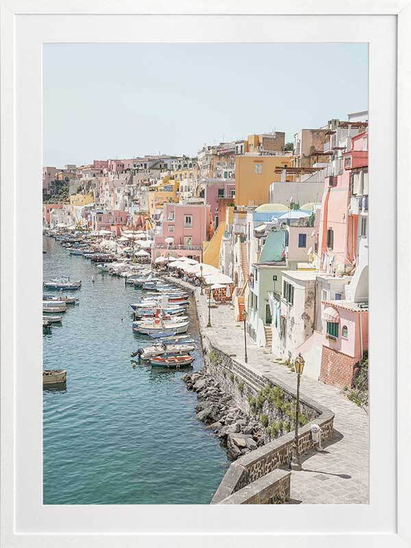Coastal Pastels Framed Art Print
