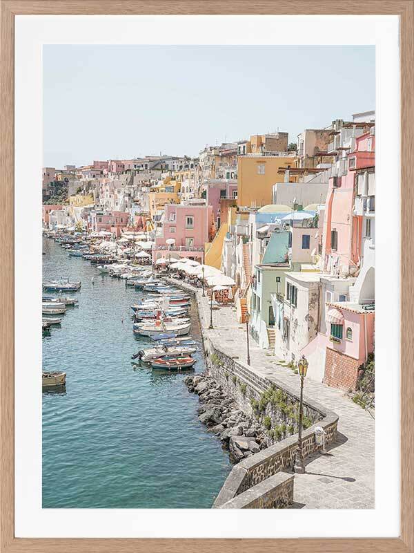 Coastal Pastels Framed Art Print