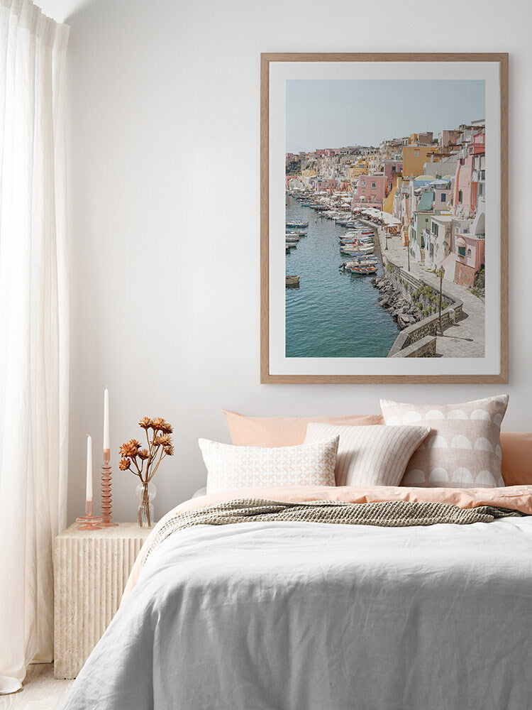 Coastal Pastels Framed Art Print | Lifestyle