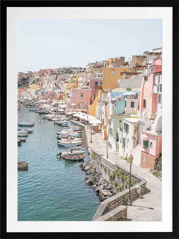 Coastal Pastels Framed Art Print