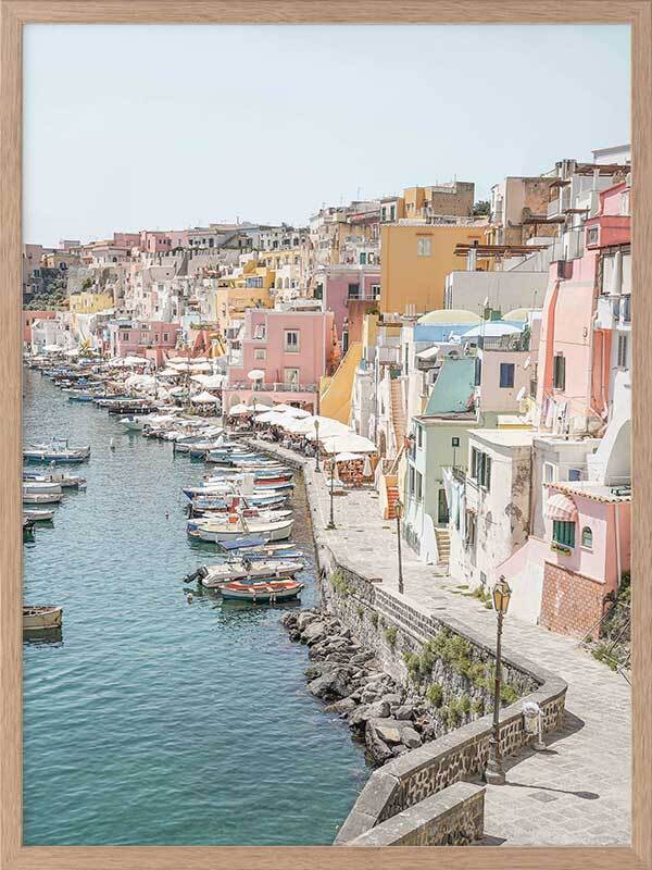 Coastal Pastels Framed Art Print