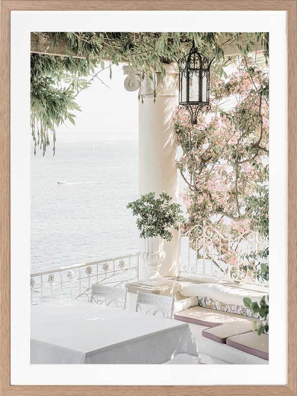 Romantic Italian Getaway Framed Art Print