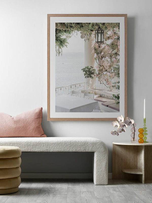 Romantic Italian Getaway Framed Art Print | Lifestyle