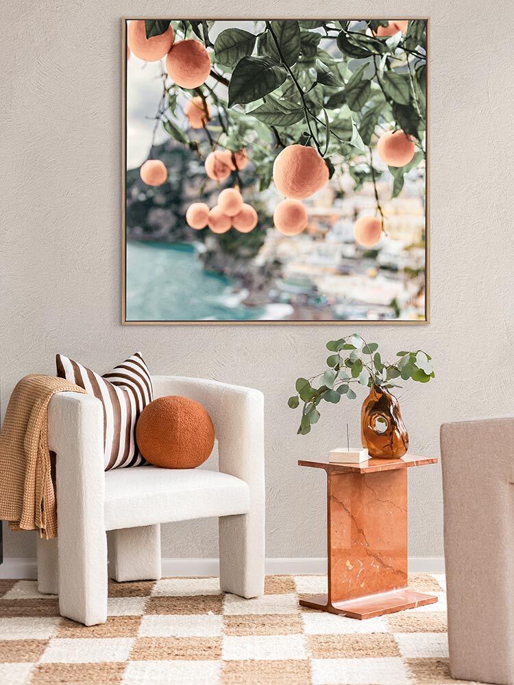 Peachy Dreams Canvas Art Print