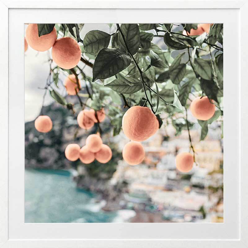 Peachy Dreams Framed Art Print