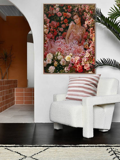 Floral Euphoria Canvas Art Print | Lifestyle