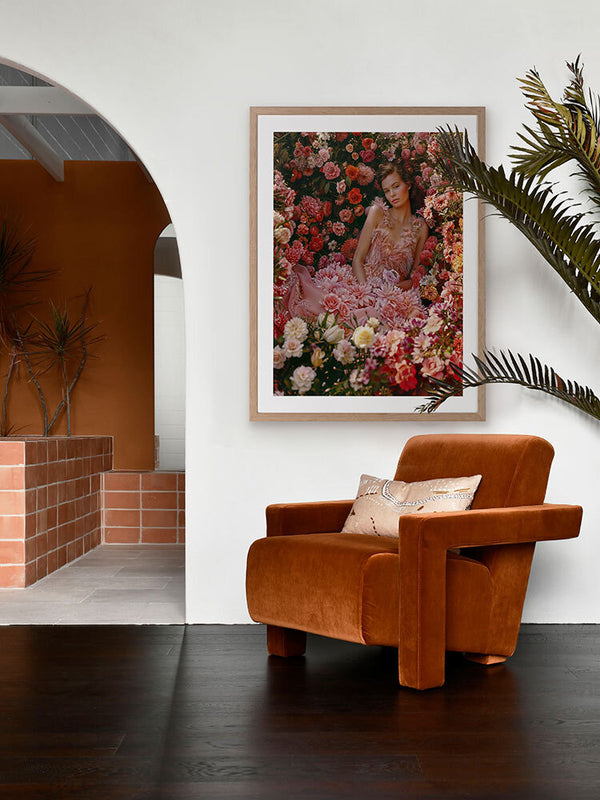 Floral Euphoria Framed Art Print | Lifestyle