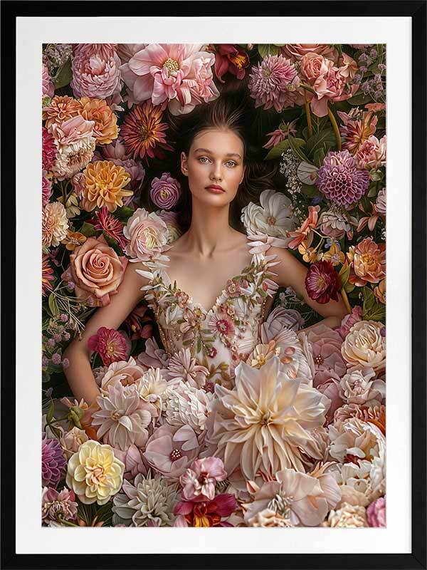 Floral Dreams Framed Art Print