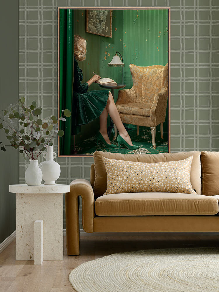 Dear Diary Canvas Art Print | Lifestyle